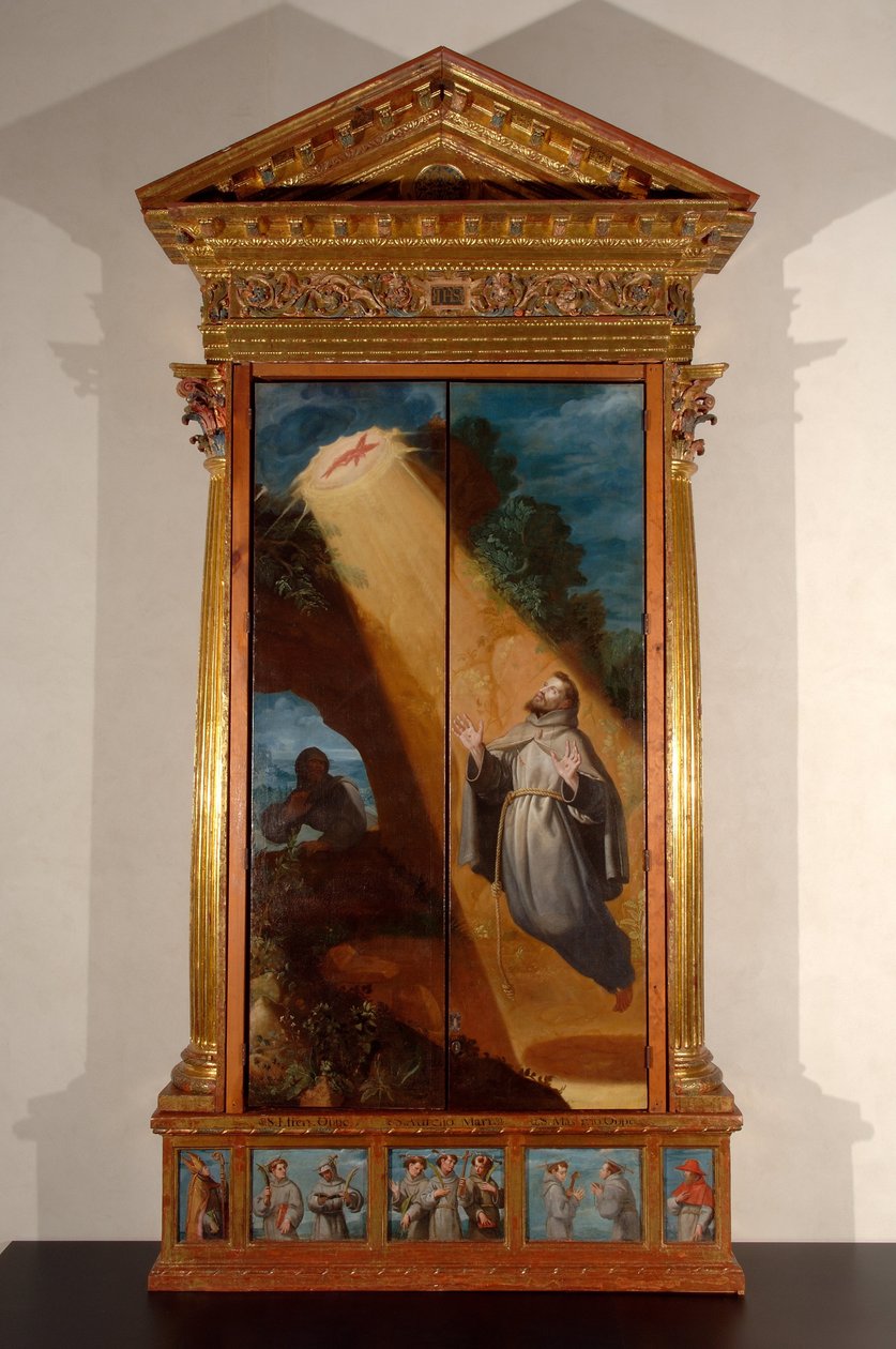 Retábulos de relicários de San Diego de Bartolomew Carducci