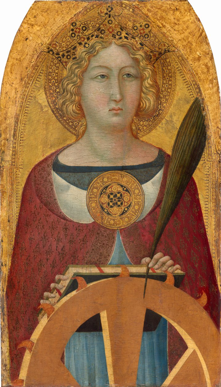 Santa Catarina de Alexandria, c. 13351340. de Bartolommeo Bulgarini