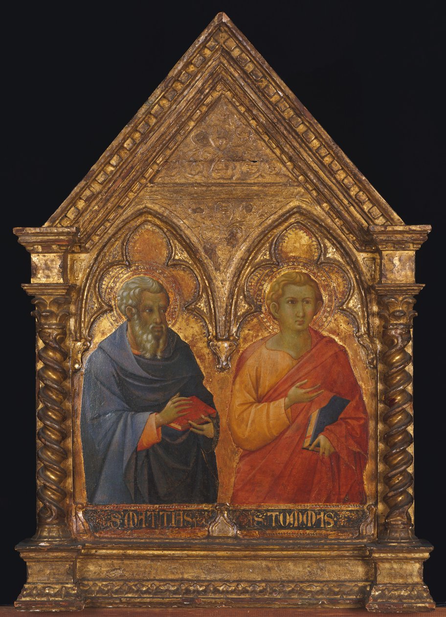 Santos Matthias e Thomas, c. 1350. de Bartolommeo Bulgarini