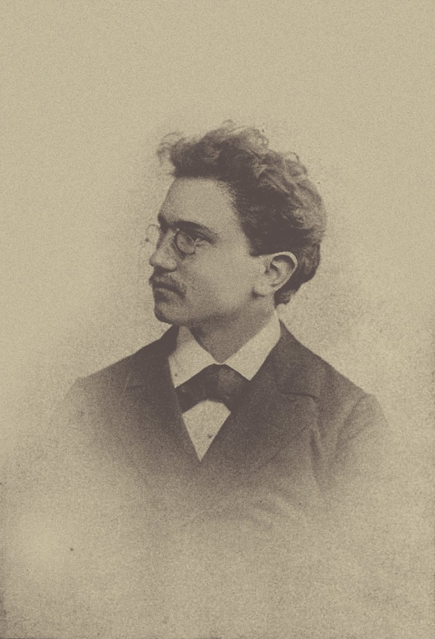 Retrato do Compositor Hans Huber 1852-1921, 1898. de Basel . Photo studio Taescher and