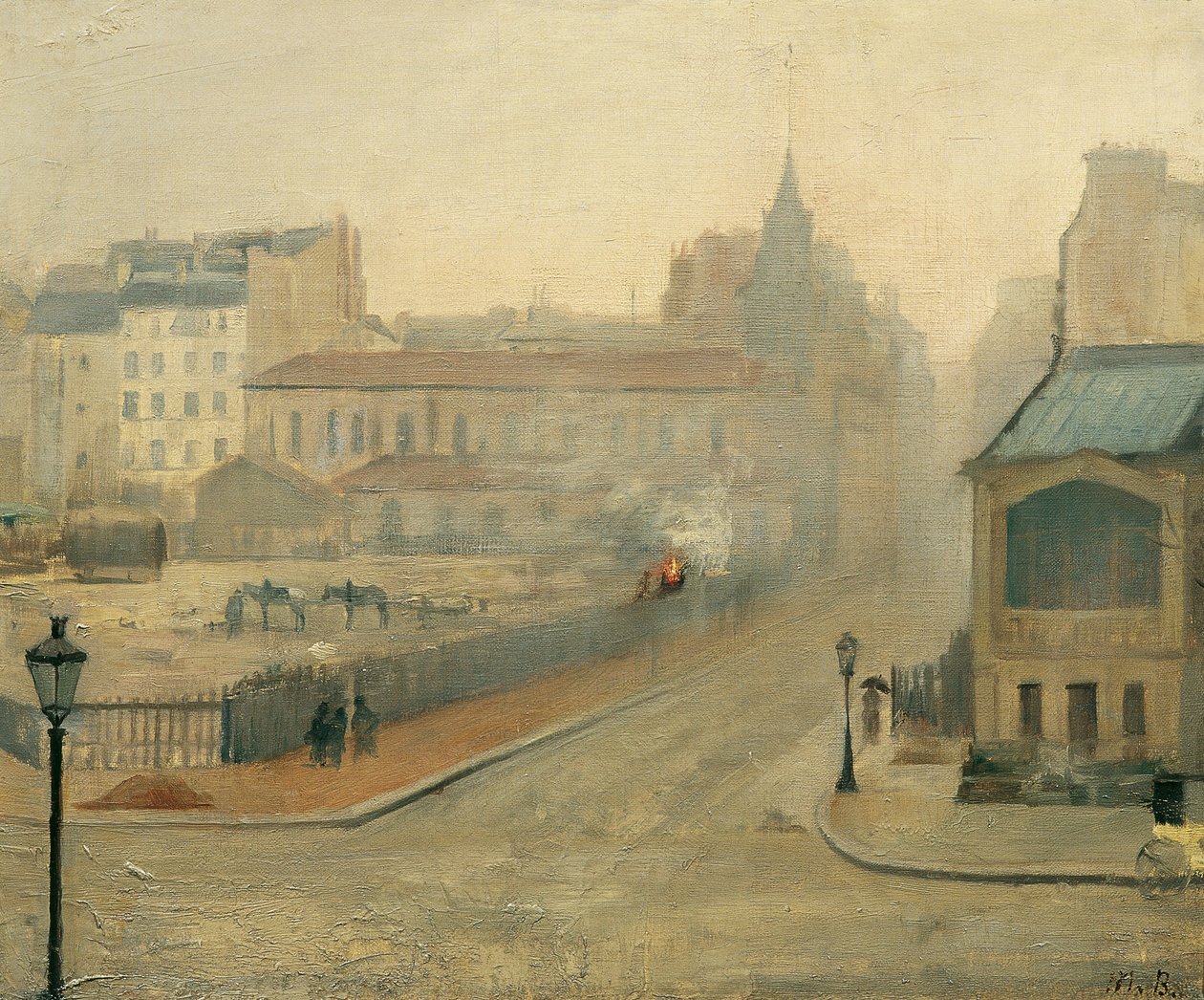 No nevoeiro, 1882. de Bashkirtseva