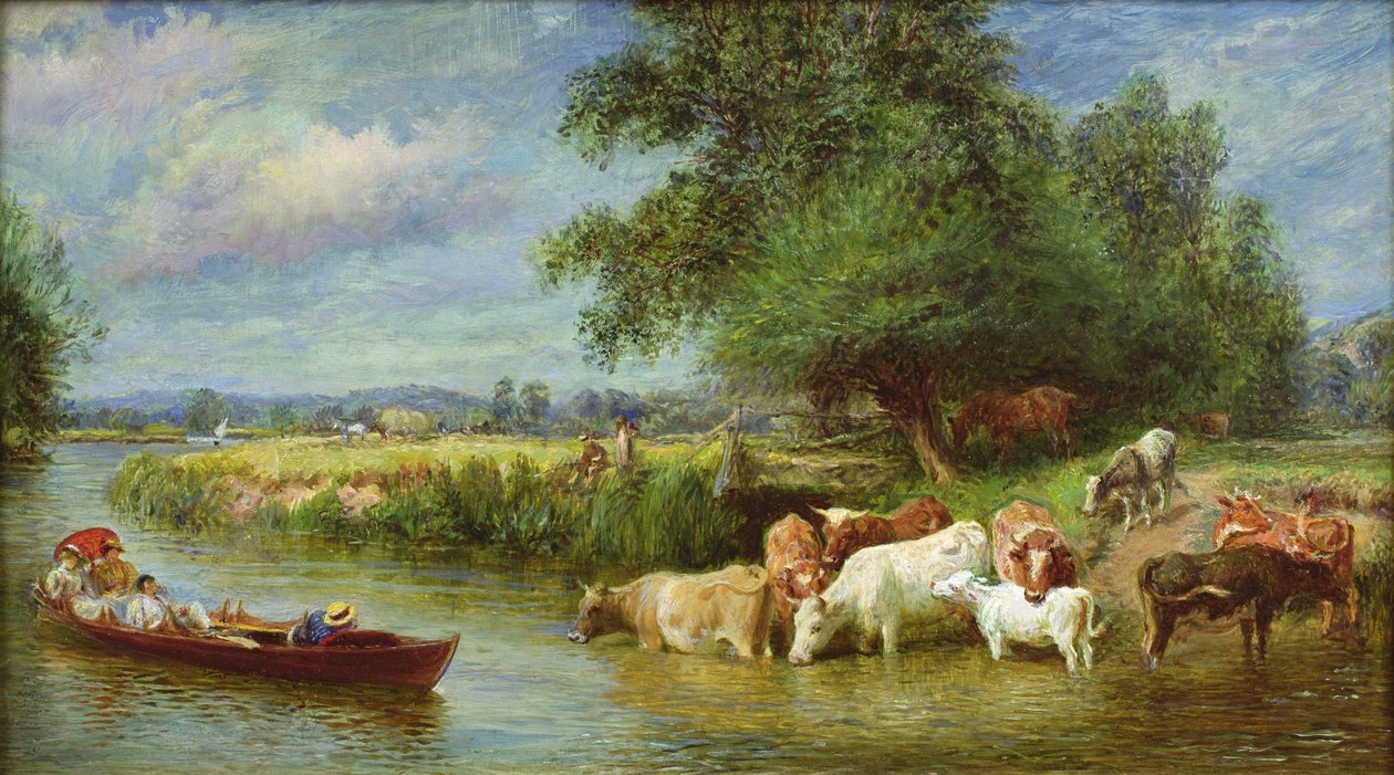 Um dia de verão no Tamisa de Basil Bradley