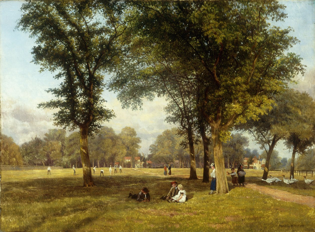 Tarde perto de Sevenoaks, Kent, c.1845 de Basil Holmes