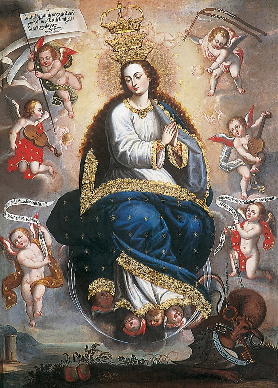 Virgem Imaculada Vitoriosa sobre a Serpente da Heresia de Basilio de Santa Cruz Pumacallao