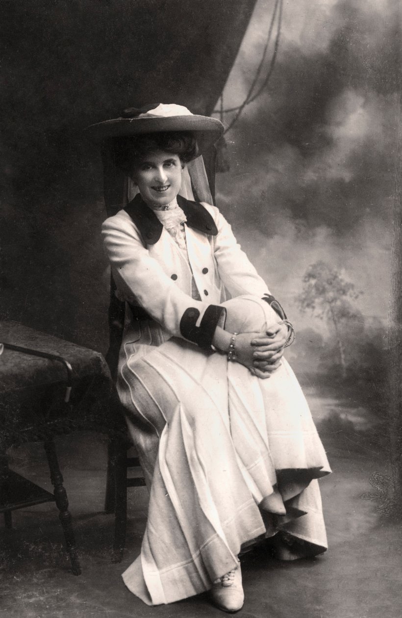 Decima Moore 1871-1964, atriz inglesa, 1907. de Bassano Studio