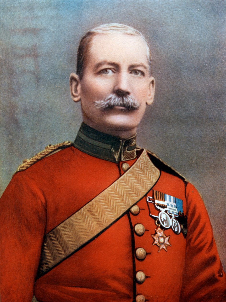 Major-general JBB Dickson, comandando a 4ª Brigada de Cavalaria, Força de Campo da África do Sul, 1902. de Bassano Studio
