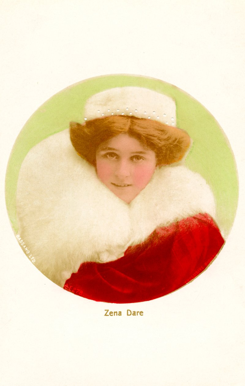 Zena Dare 1887-1975, atriz inglesa, início do século XX. de Bassano Studio