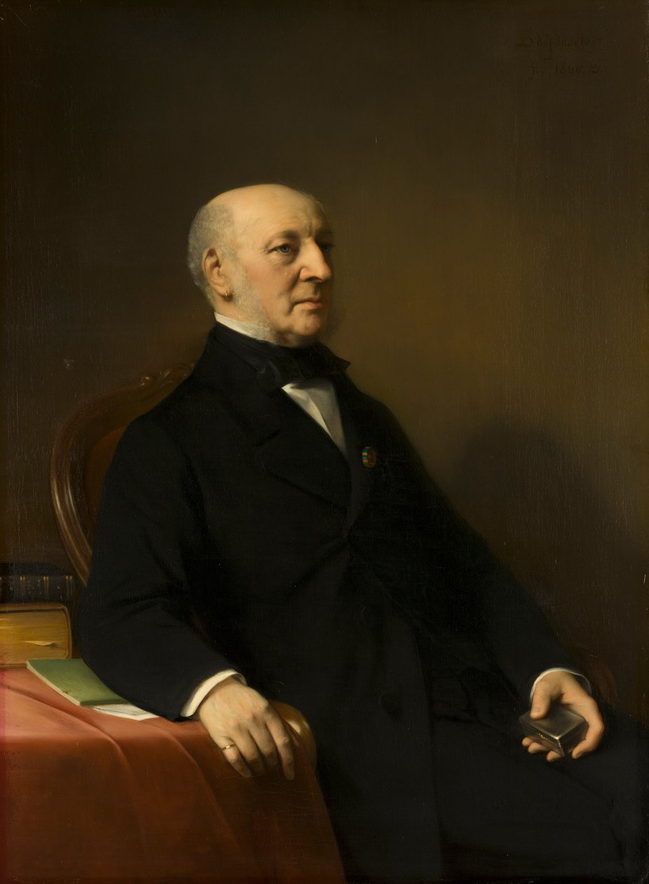 Retrato de Jean Zacharia Mazel (1792-1884) de Bastiaan de Poorter