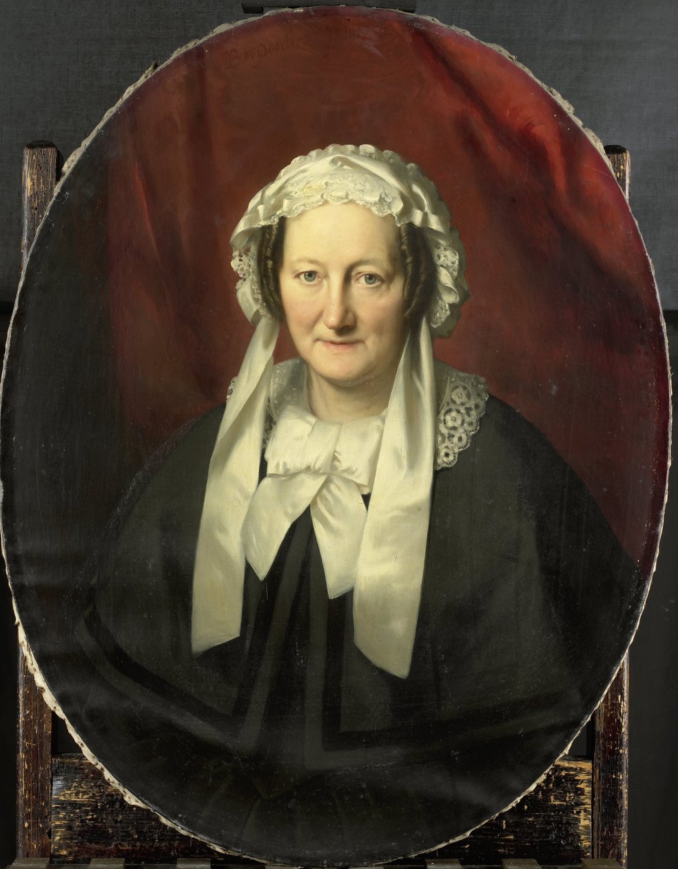 Retrato de Johanna Maria Parvé, Esposa de Hendrik André Cornelis Tierens de Bastiaan de Poorter