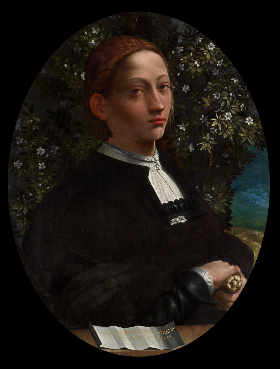 Lucrezia Borgia, duquesa de Ferrara de Battista Dosso
