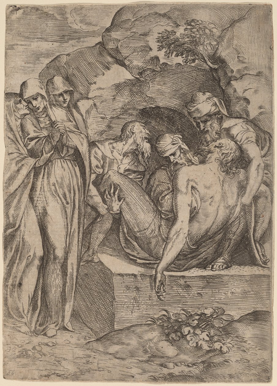 O sepultamento de Battista Angolo del Moro