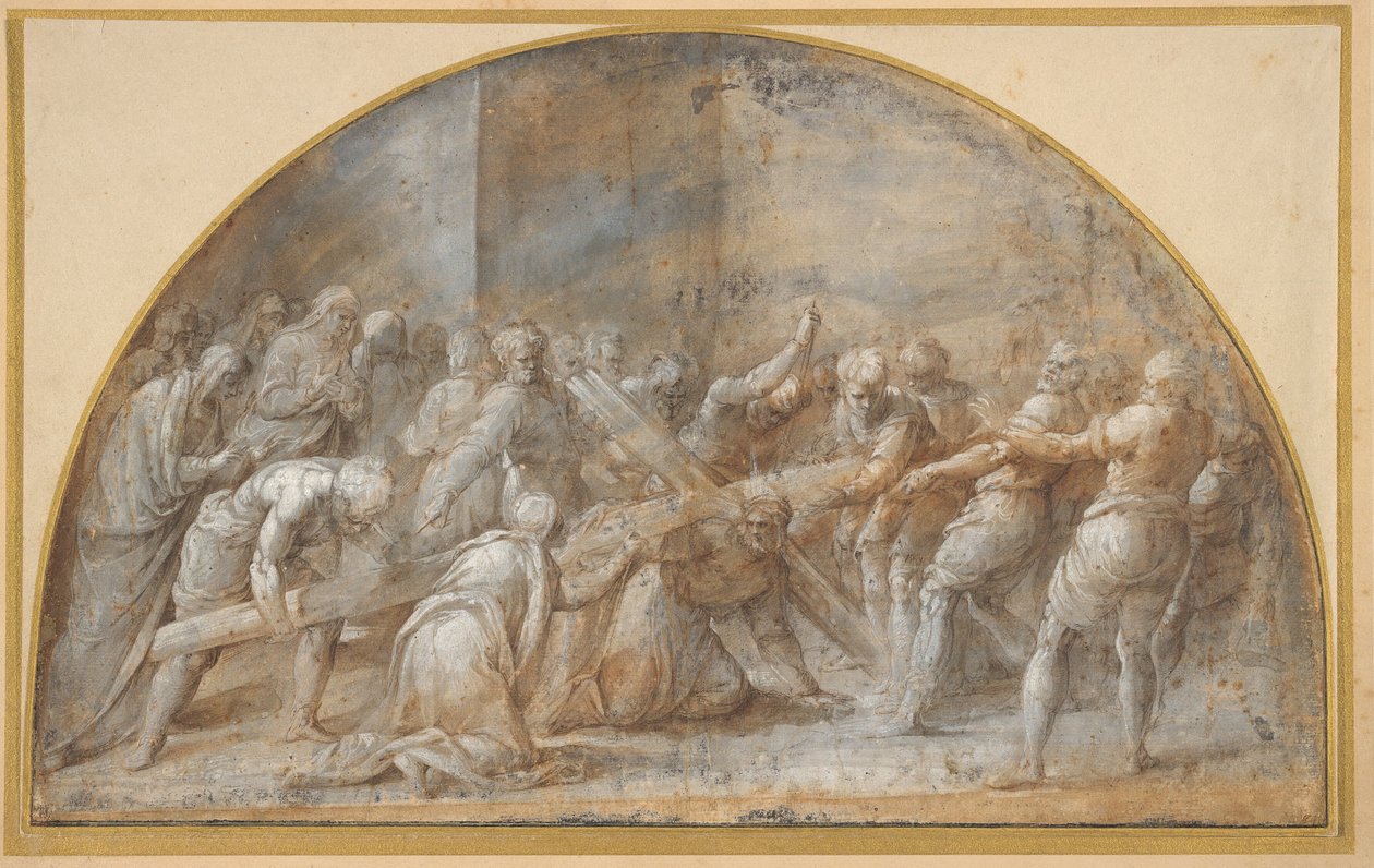 O Carregamento da Cruz de Battista Franco