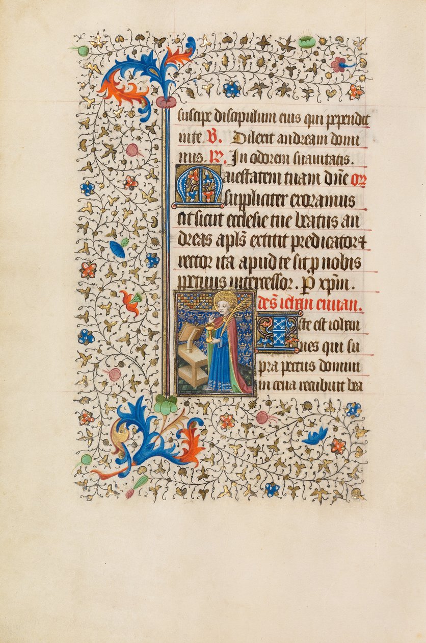 São João Evangelista com o cálice envenenado de Bedford Master