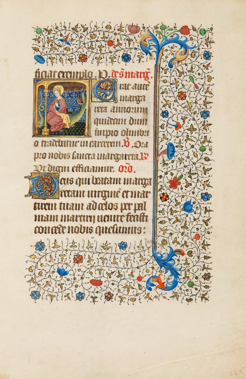 Santa Margarida e um dragão de Bedford Master