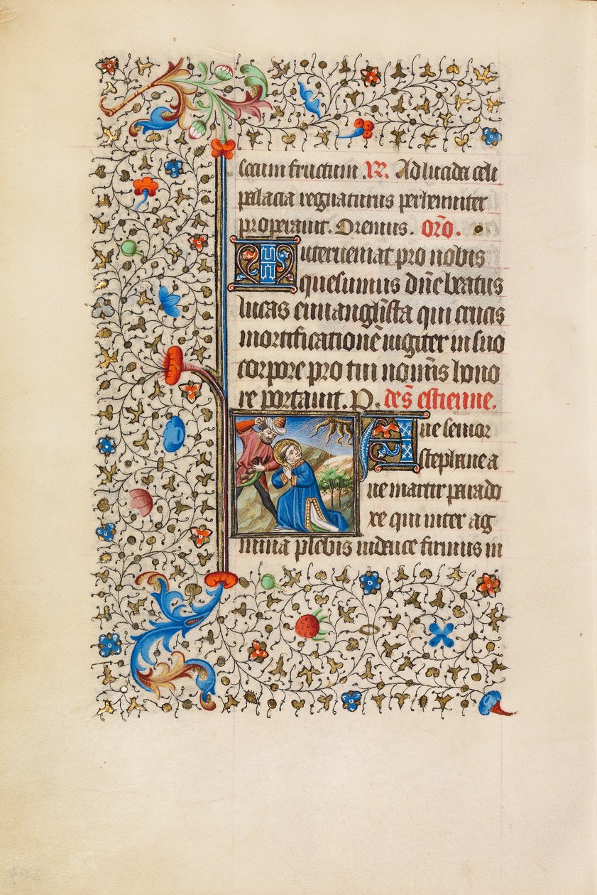 A lapidação de Santo Estêvão de Bedford Master