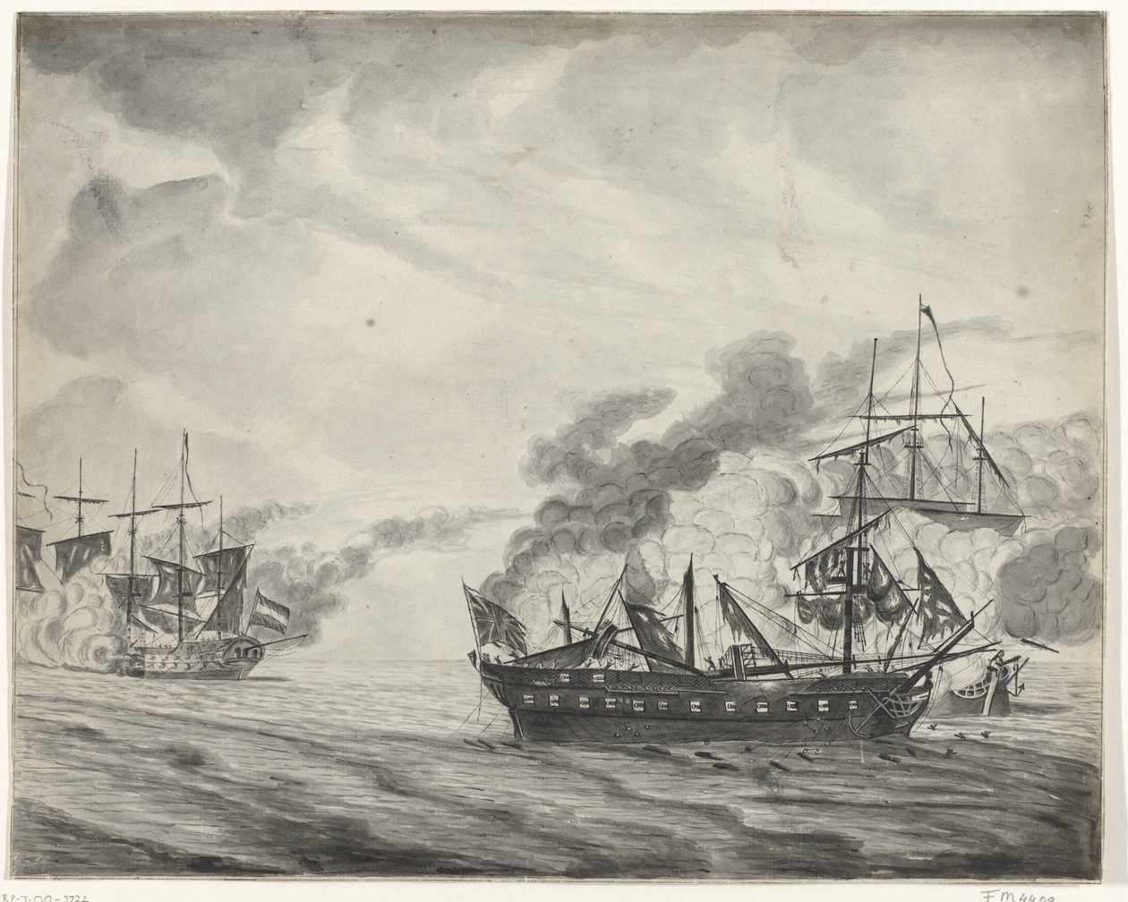 Batalha Naval de Cádis, 1781 de Beekman