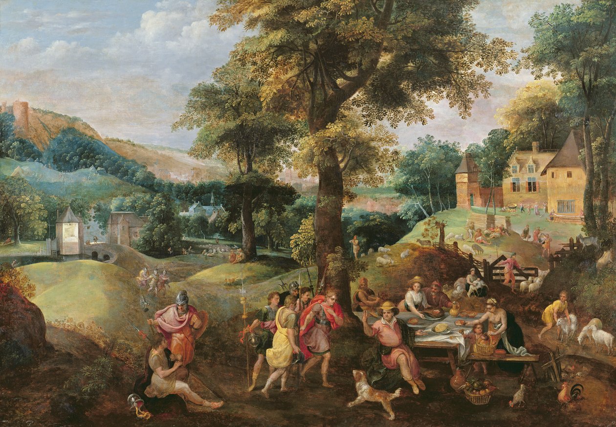 Cincinnatus recebendo os deputados de Roma de Belgian School