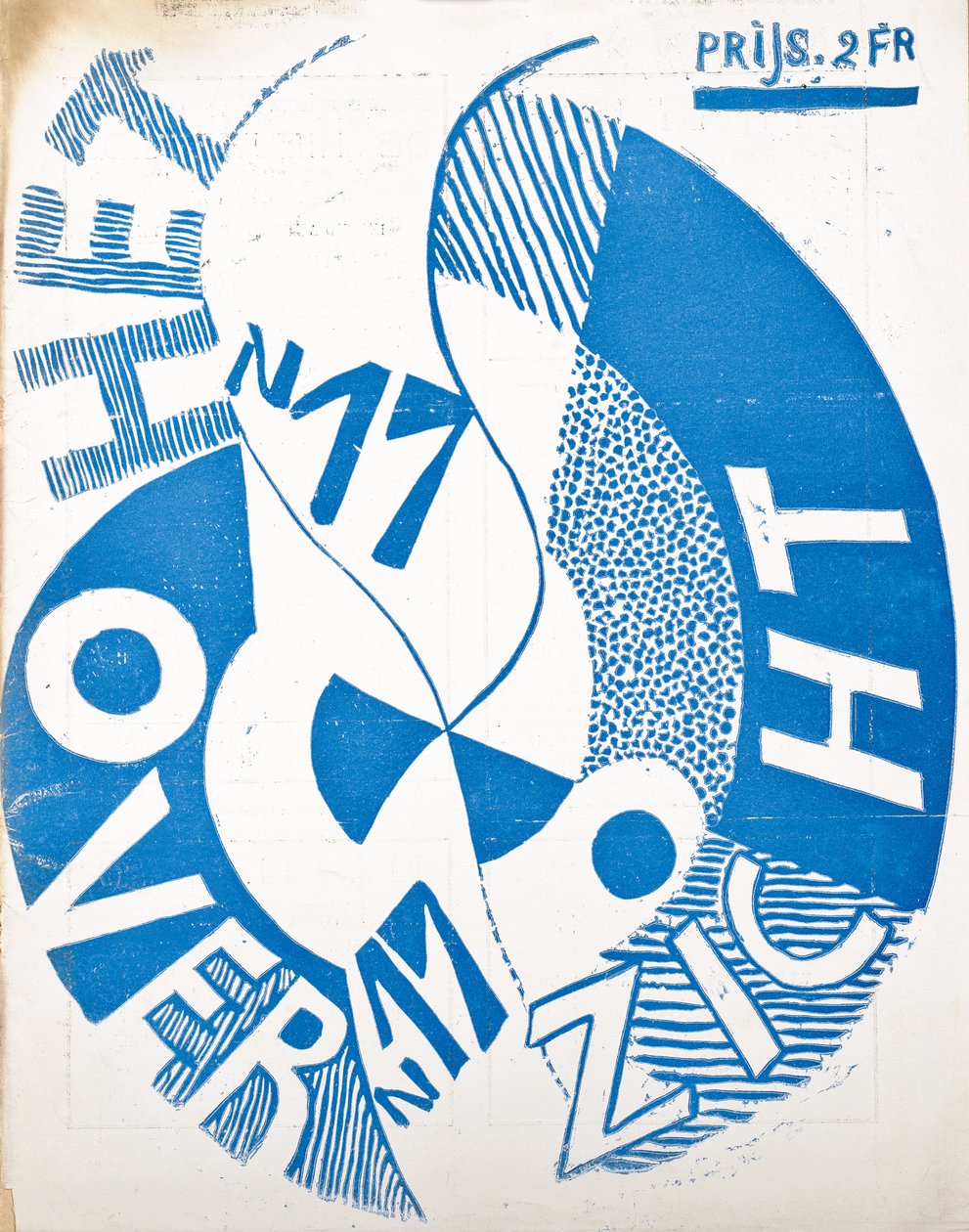Capa da revista "Hetoverzicht", c. 1922-1925 de Belgian School