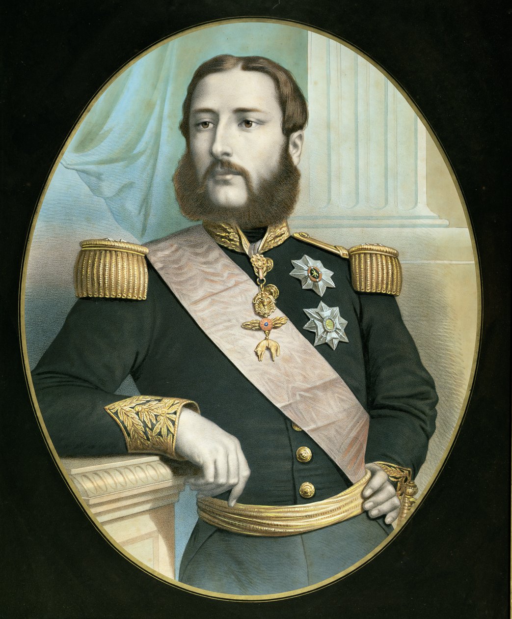 Leopold II (1835-1909) c.1866-67 de Belgian School