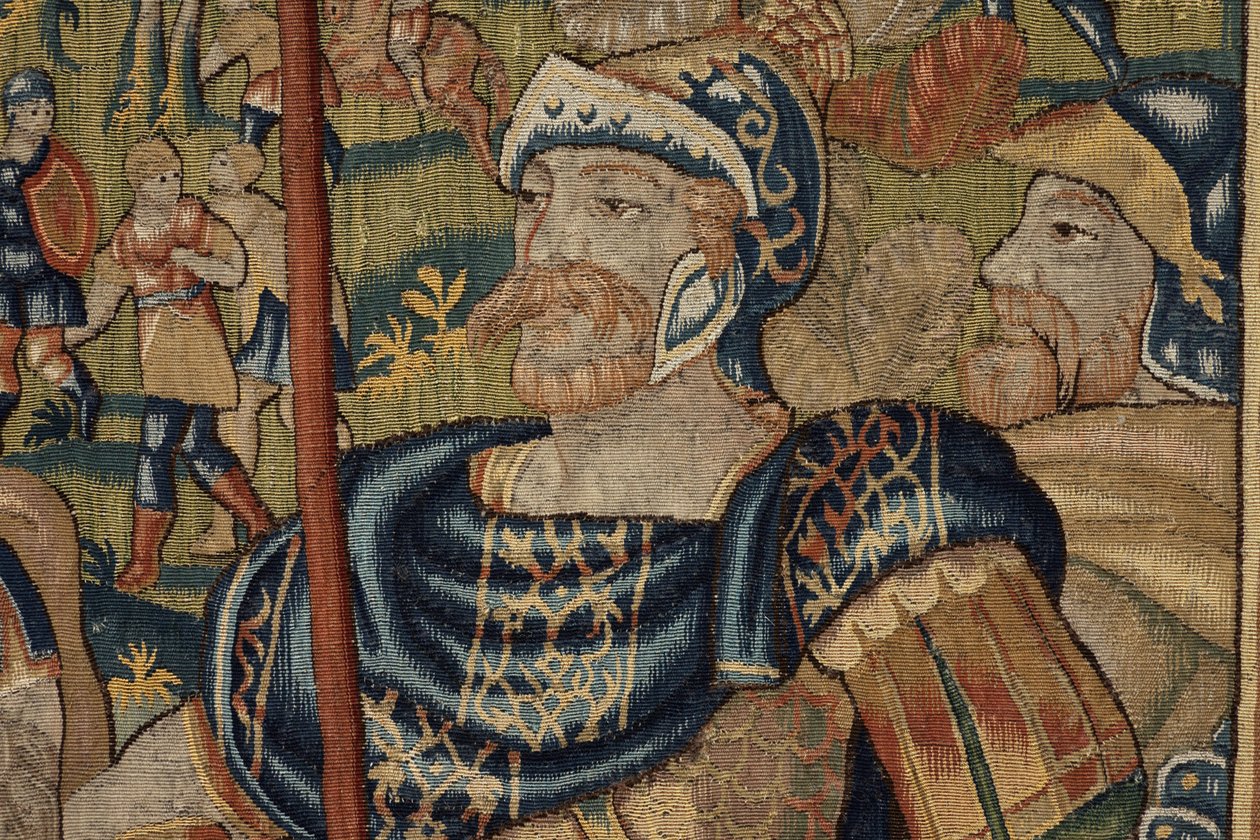 História de Cyrus II O Grande, c.1590 (tapeçaria) de Belgian School