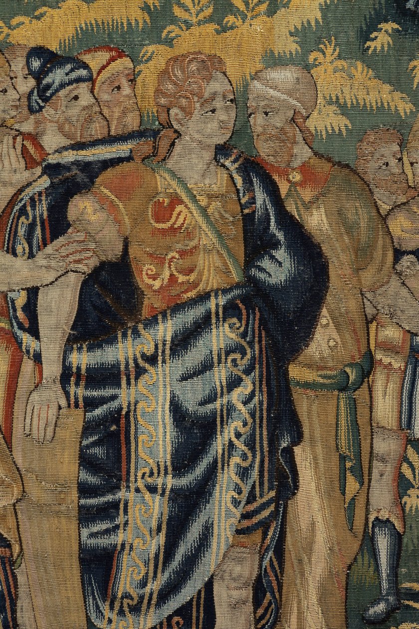História de Cyrus II O Grande, c.1590 (tapeçaria) de Belgian School
