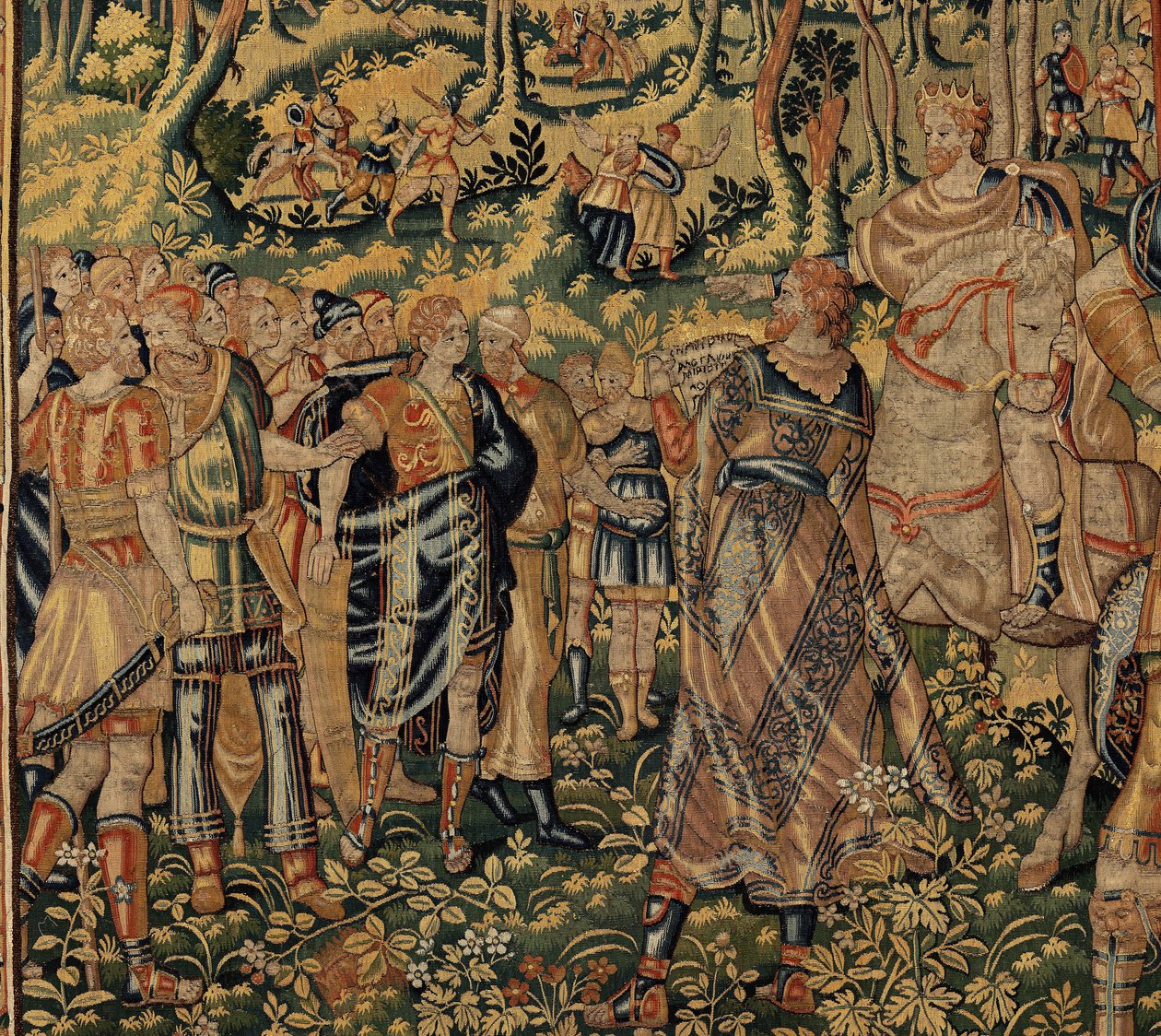História de Cyrus II O Grande, c.1590 (tapeçaria) de Belgian School