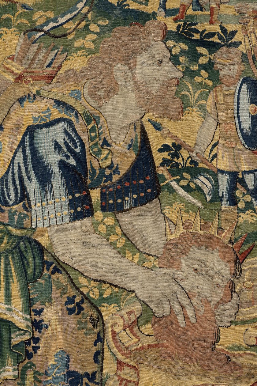 História de Cyrus II O Grande, c.1590 (tapeçaria) de Belgian School