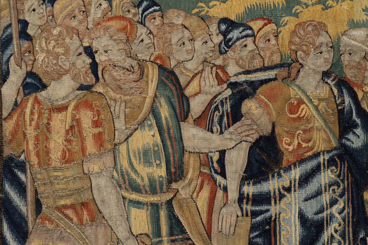 História de Cyrus II O Grande, c.1590 (tapeçaria) de Belgian School