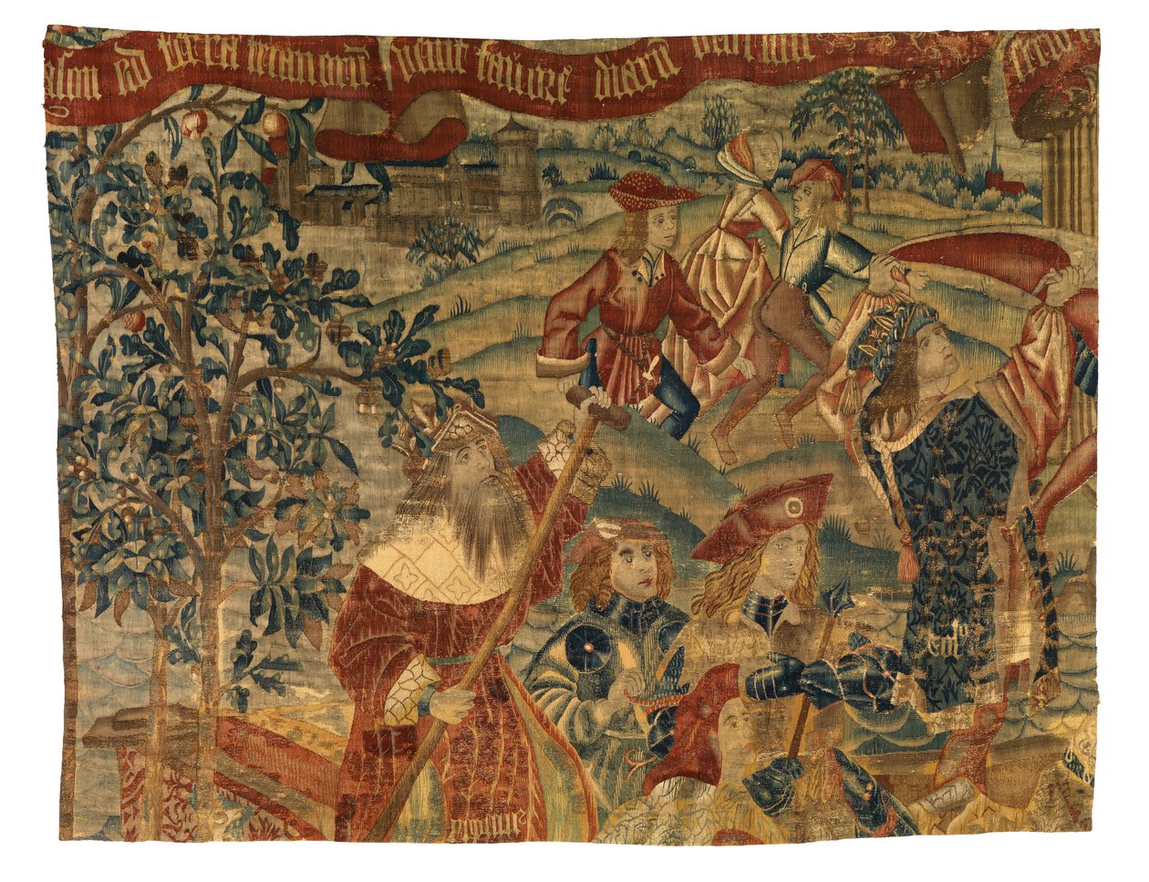 Tapeçaria, Jasão em busca do velo de ouro, possivelmente de Tournai, c.1510 (lã) de Belgian School