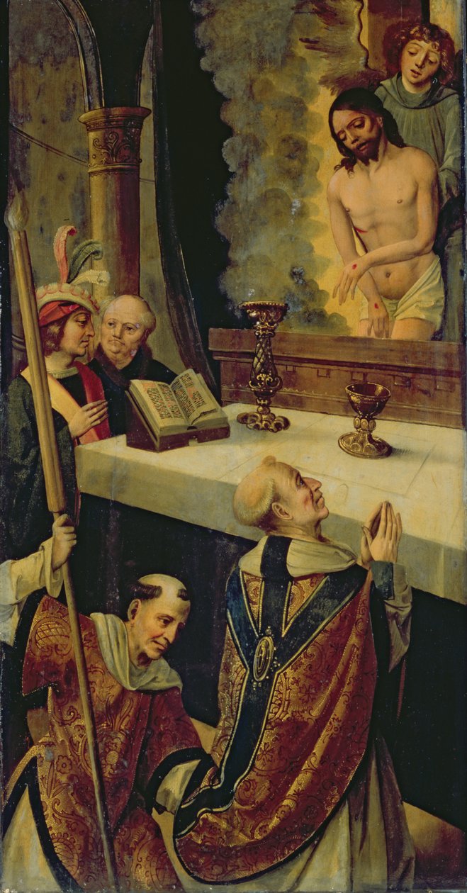 A missa de São Gregório (ver também 279066) de Belgian School
