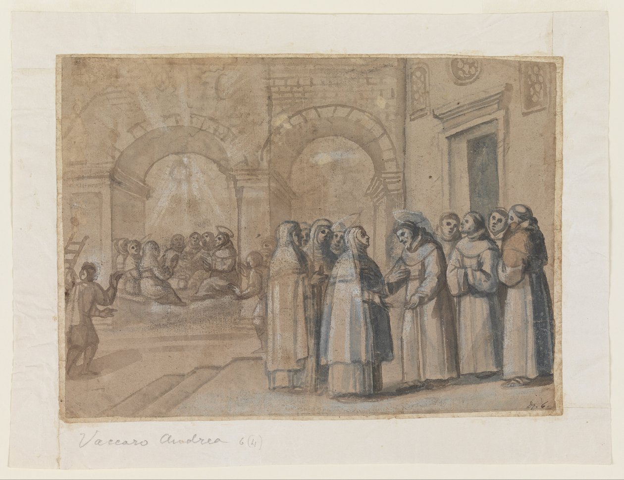 Encontro dos Santos Francisco e Clara de Belisario Corenzio