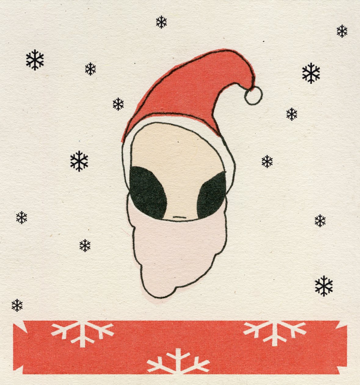Santa Disguise, 2008, (impressão digital em papel) de Bella Larsson