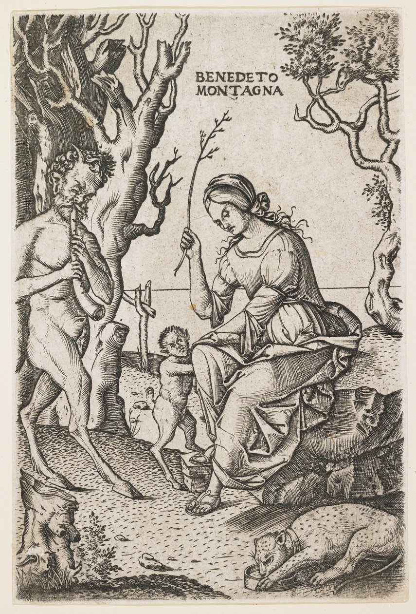 Família dos Sátiros, c. 1520 de Benedetto Montagna