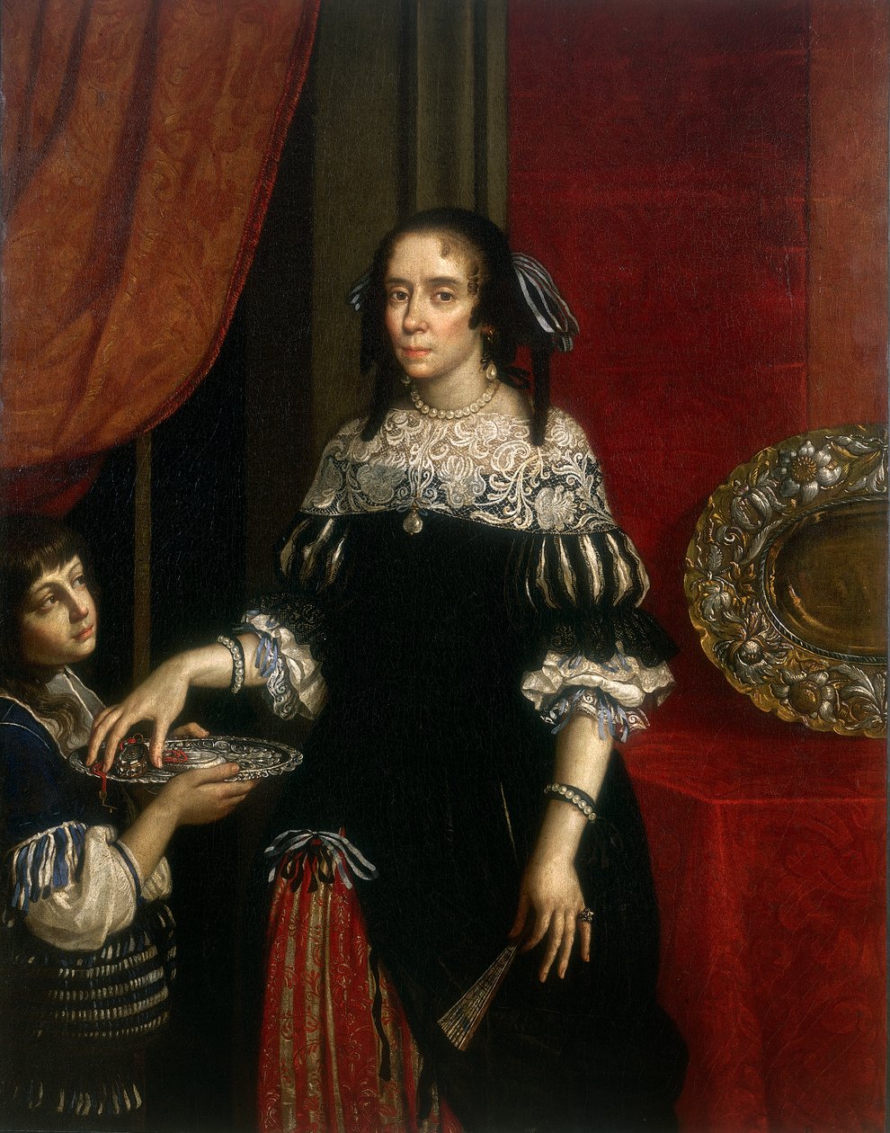 Retrato da Condessa Gonzaga de Novellara de Benedetto and Cesare 1637 88 Gennari