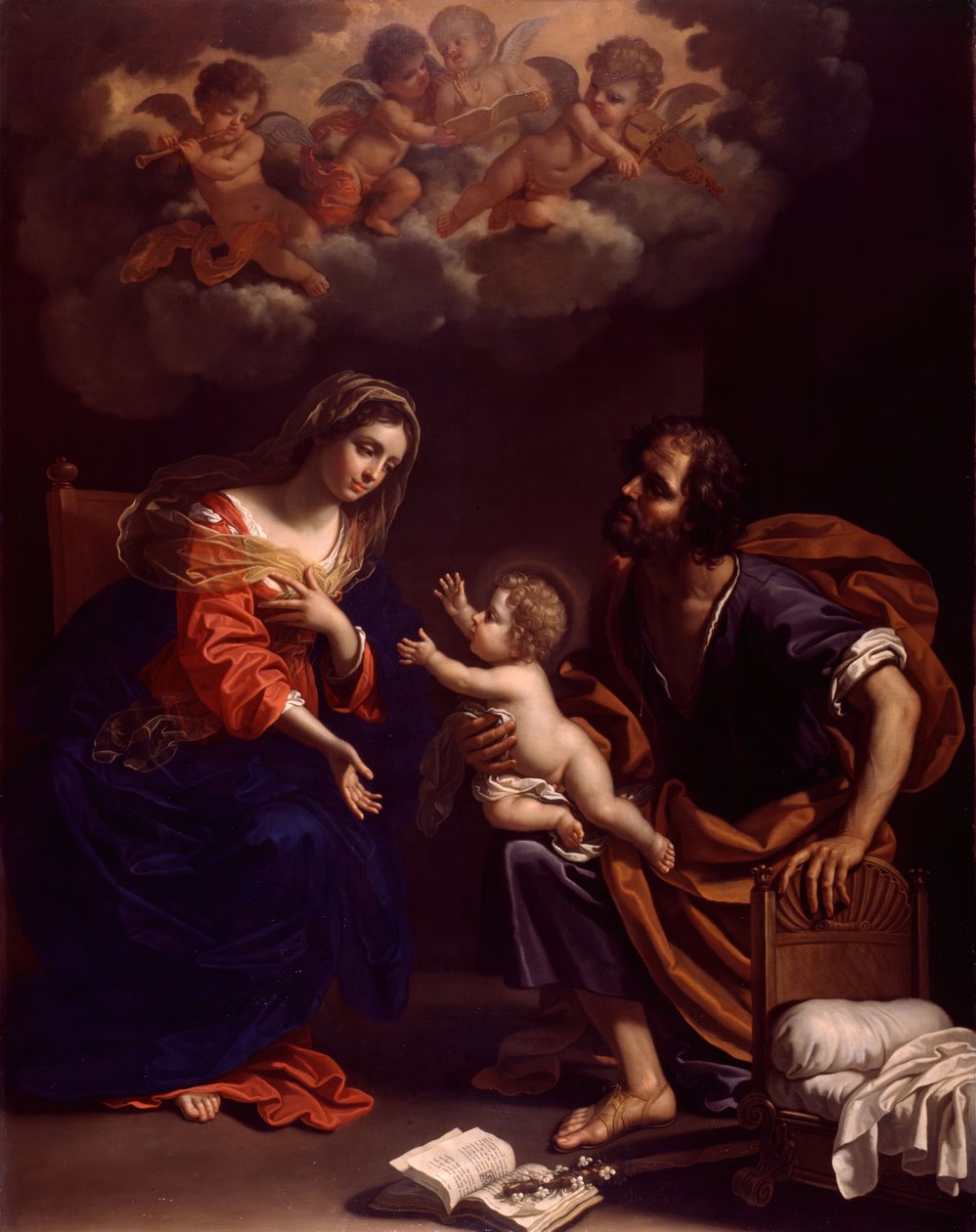 A Sagrada Família, 1682. de Benedetto Gennari
