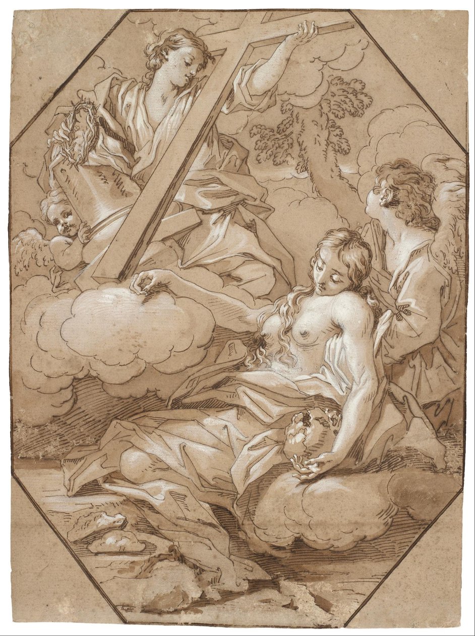O êxtase de Santa Maria Madalena de Benedetto Luti