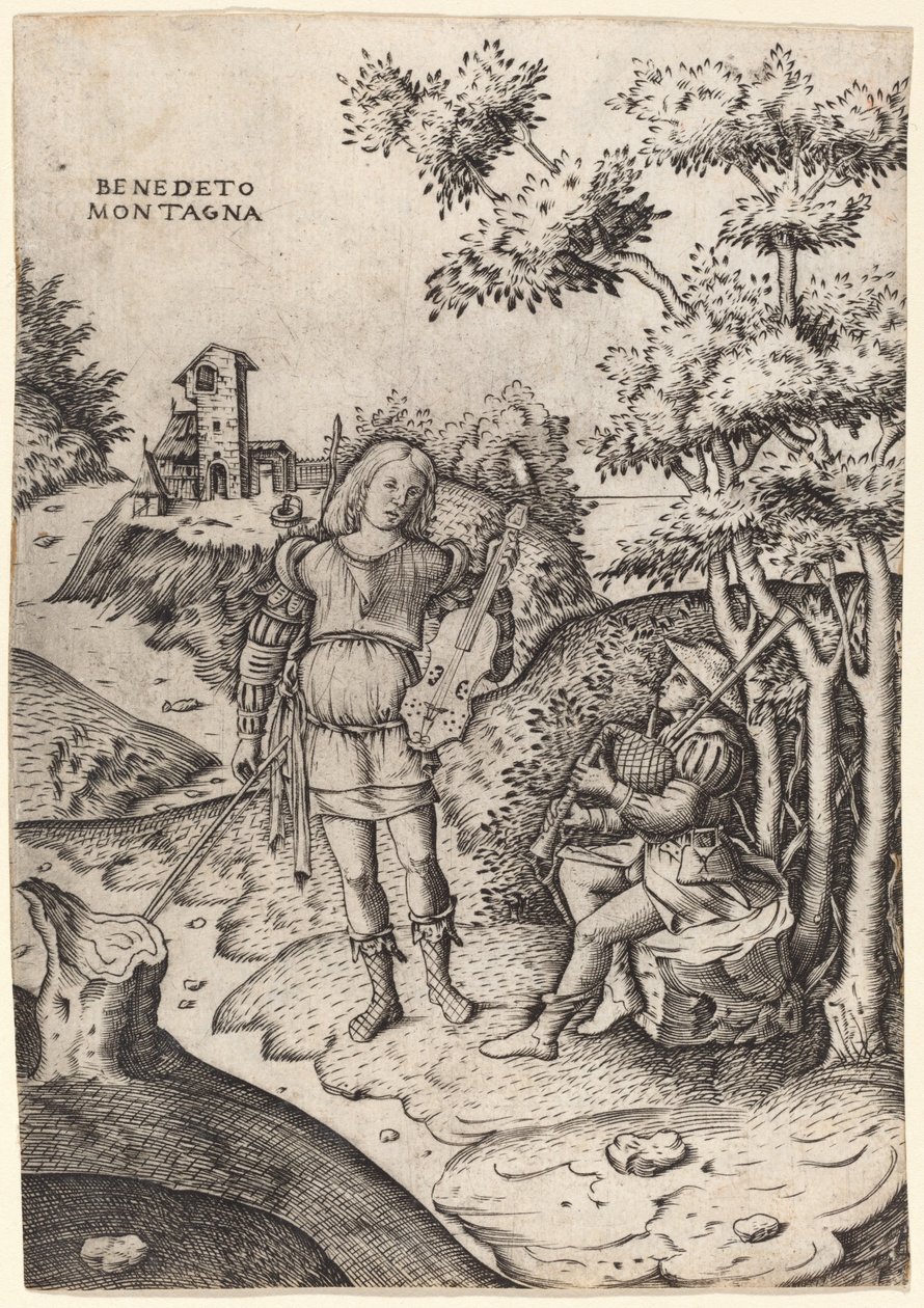Apolo e Marsias de Benedetto Montagna