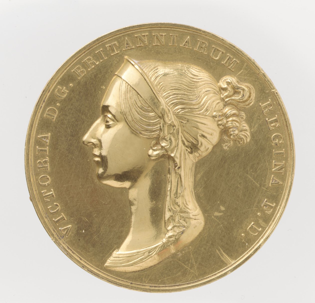 Medalha de Coroação Rainha Vitória de Benedetto Pistrucci