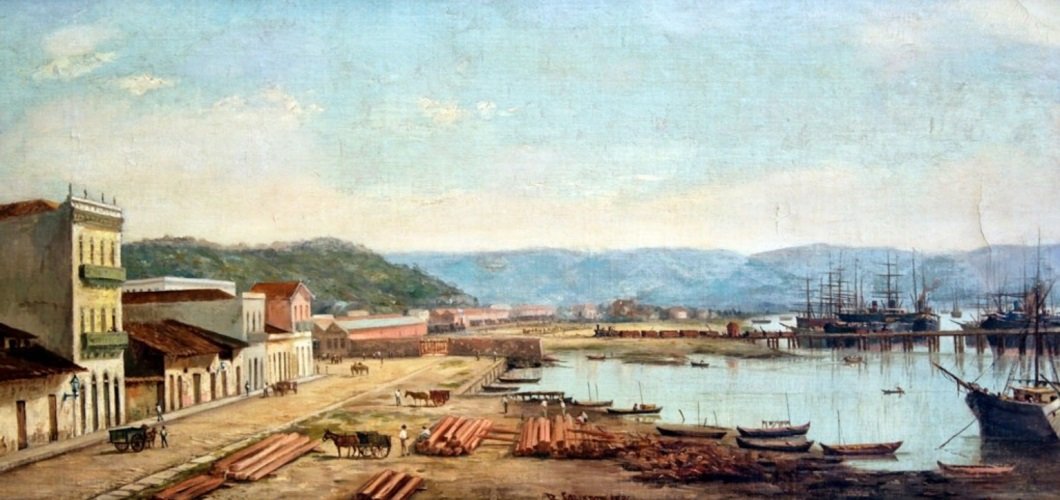  Porto do Consulado e Serra do Marn de Benedito Calixto