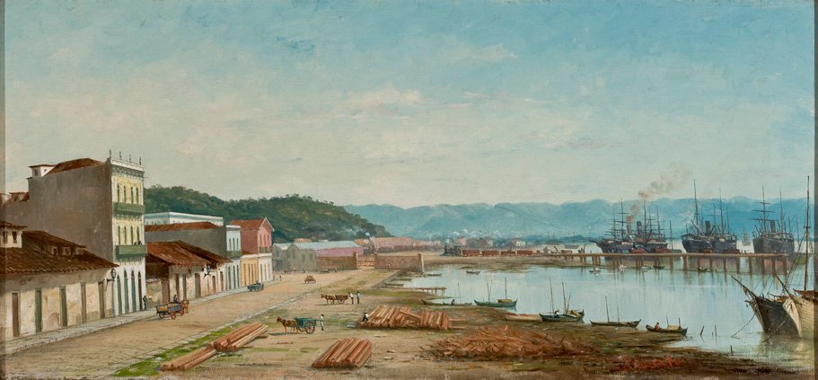  The Ramp of Porto do Bispo in SantosnPortugues: Rampa do Porto do Bispo em Santosn de Benedito Calixto