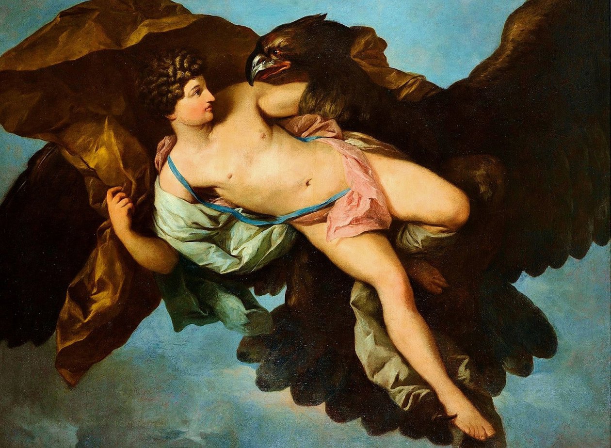 O rapto de Ganimedes de Benigne Gagneraux
