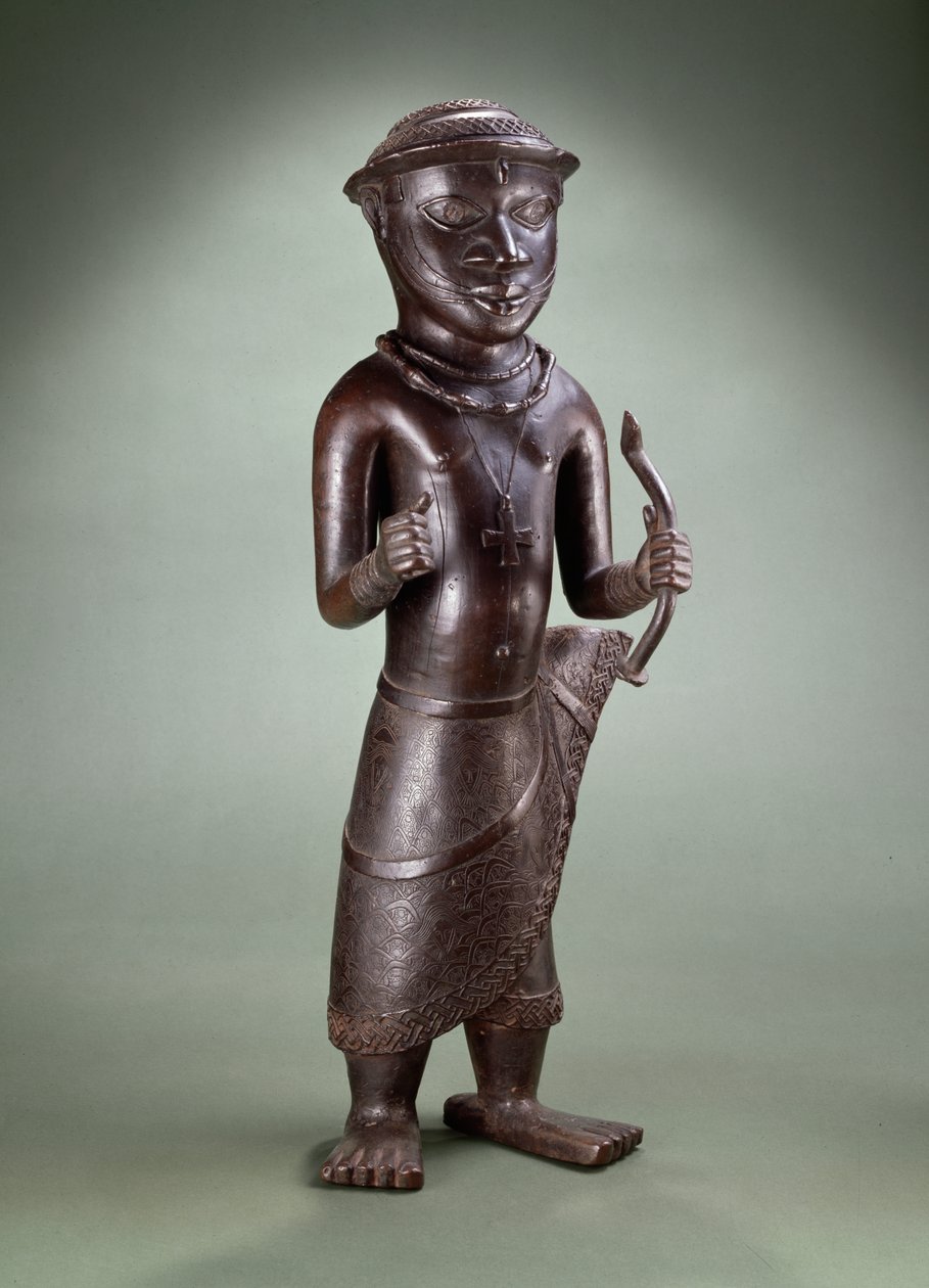 Mensageiro (bronze) de Benin