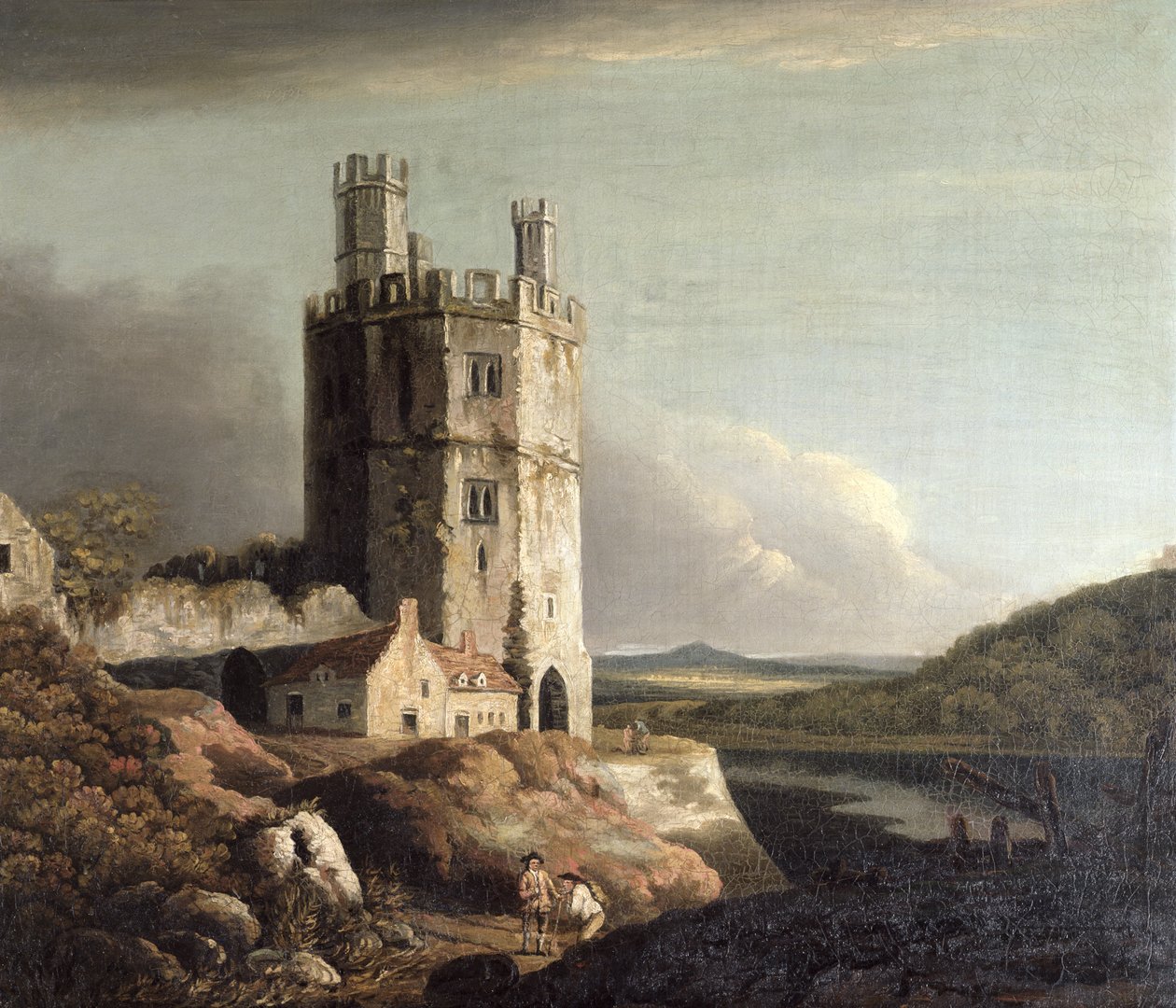 A Torre da Águia, Castelo de Caernarvon, 1802 de Benjamin Barker