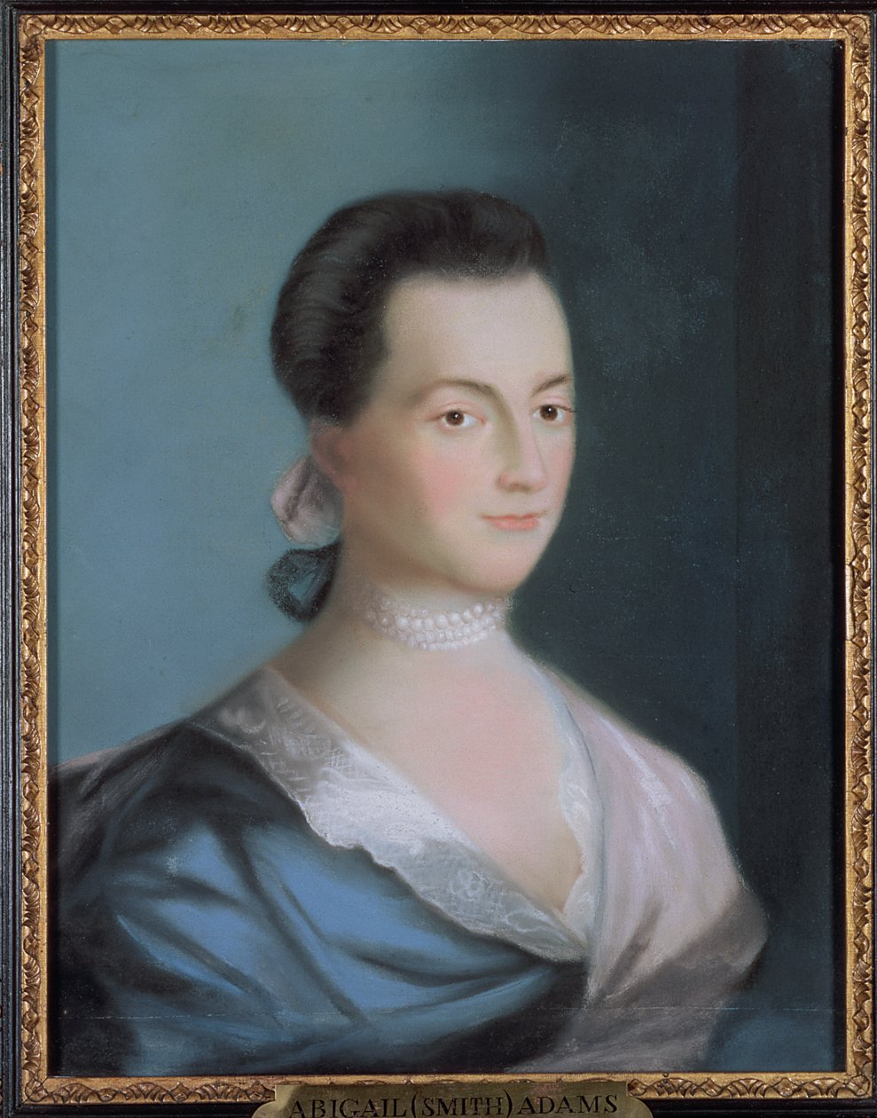 Abigail Smith Adams, c.1766 (pastel sobre papel) de Benjamin Blyth