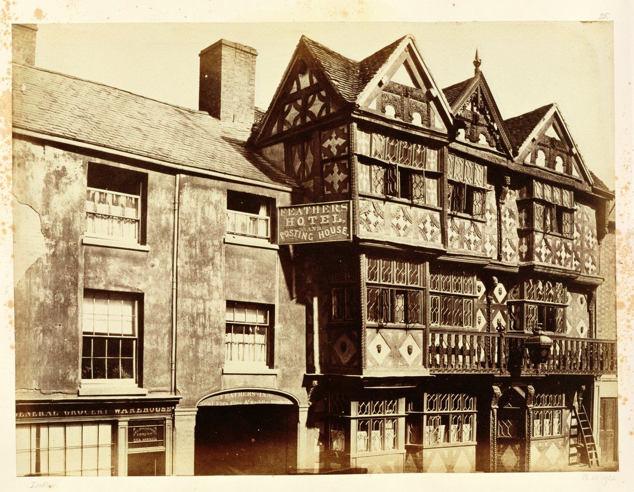 Uma rua em Ludlow de Benjamin Brecknell Turner