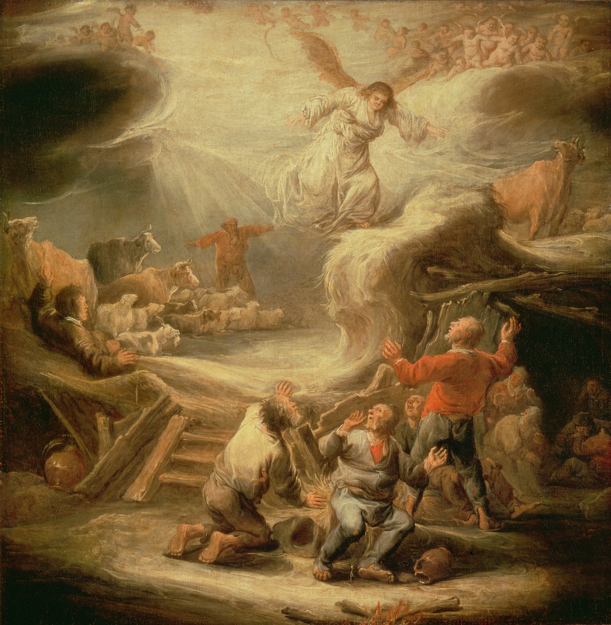 A Anunciação aos Pastores de Benjamin Gerritsz. Cuyp