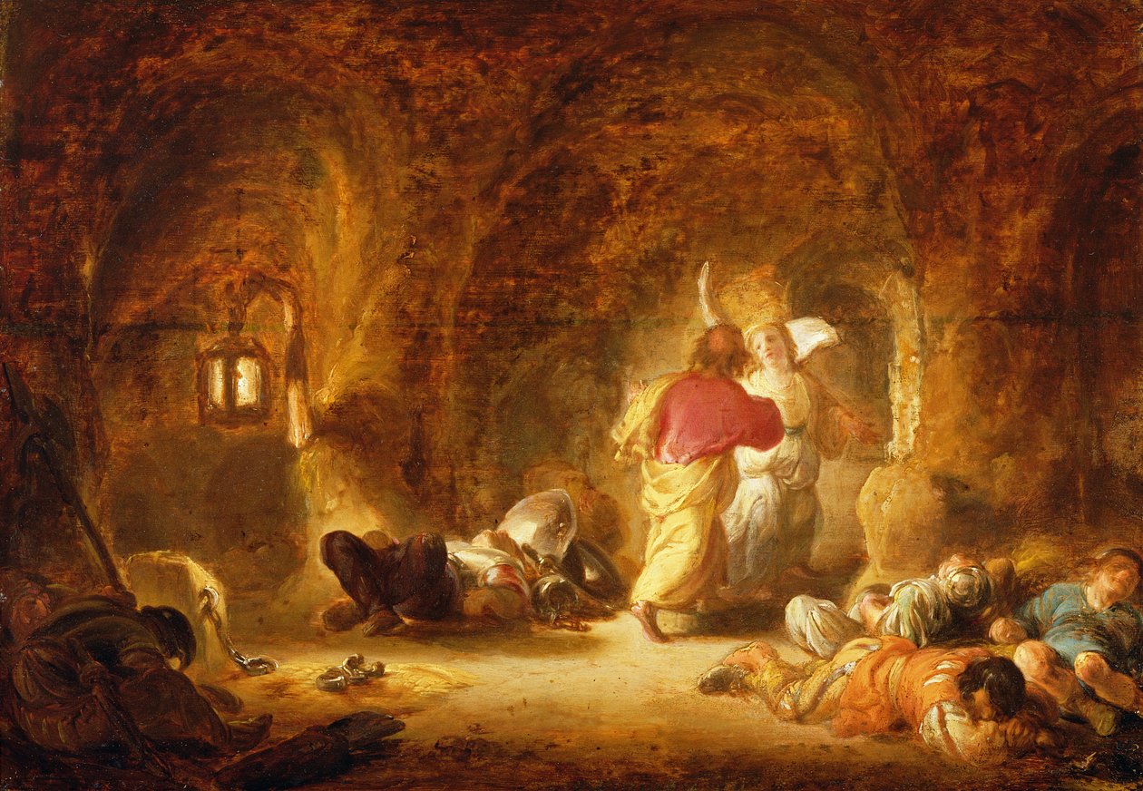 A libertação de São Pedro de Benjamin Gerritsz. Cuyp