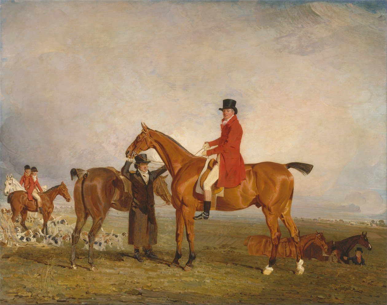 George, marquês de Huntly (mais tarde quinto duque de Gordon), em minúsculo de Benjamin Marshall