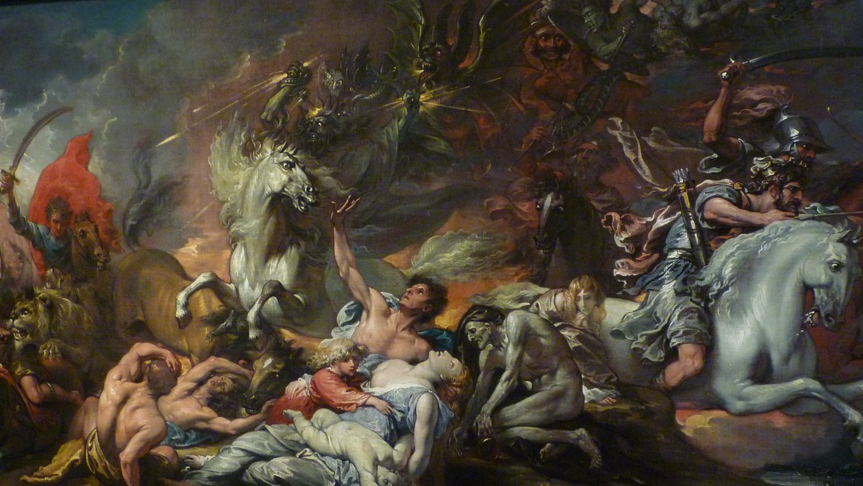 Morte em um cavalo pálido de Benjamin West