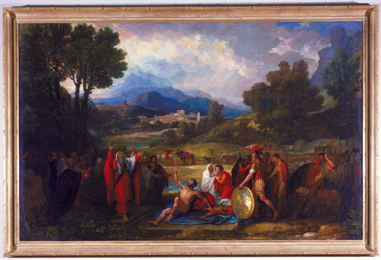 Saul Antes de Samuel e os Profetas, 1812 de Benjamin West